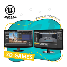 Unreal Engine 4. Игровой движок - КИБЕРшкола программирования для детей, компьютерные курсы для школьников, начинающих и подростков - KIBERone г. Тула