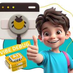 Тестирование & Vibe Debug. Охотники за багами - КИБЕРшкола программирования для детей, компьютерные курсы для школьников, начинающих и подростков - KIBERone г. Тула