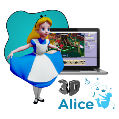Alice 3d - КИБЕРшкола программирования для детей, компьютерные курсы для школьников, начинающих и подростков - KIBERone г. Тула