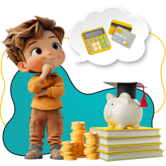 Финансовый интеллект вместе KIBERone - КИБЕРшкола программирования для детей, компьютерные курсы для школьников, начинающих и подростков - KIBERone г. Тула