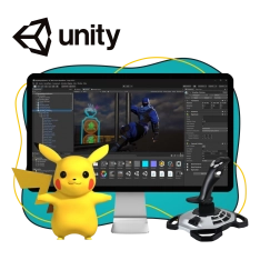 Мир игр на Unity 2D на популярном движке + AI-помощники - КИБЕРшкола программирования для детей, компьютерные курсы для школьников, начинающих и подростков - KIBERone г. Тула