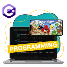 Программирование на C#. Удивительный мир 2D-игр - КИБЕРшкола программирования для детей, компьютерные курсы для школьников, начинающих и подростков - KIBERone г. Тула