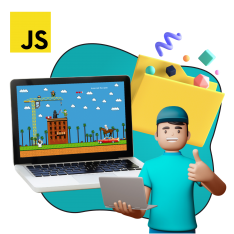 Программирование на JavaScript. Учимся создавать игры! - КИБЕРшкола программирования для детей, компьютерные курсы для школьников, начинающих и подростков - KIBERone г. Тула