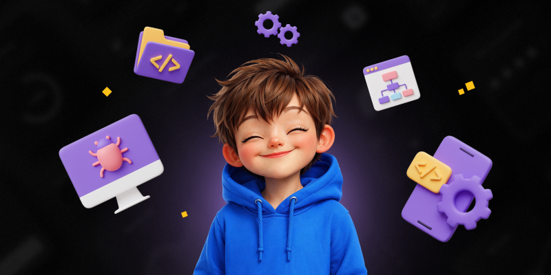 Идеальный сайт с нуля: код, дизайн и AI-помощник - КИБЕРшкола программирования для детей, компьютерные курсы для школьников, начинающих и подростков - KIBERone г. Тула